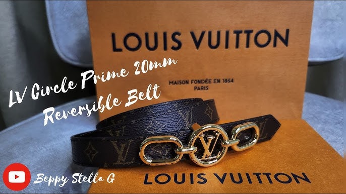 lv iconic 20mm reversible belt