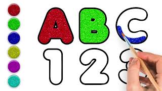 Learn The Abcs And Colour Drawing With Kids Abcd