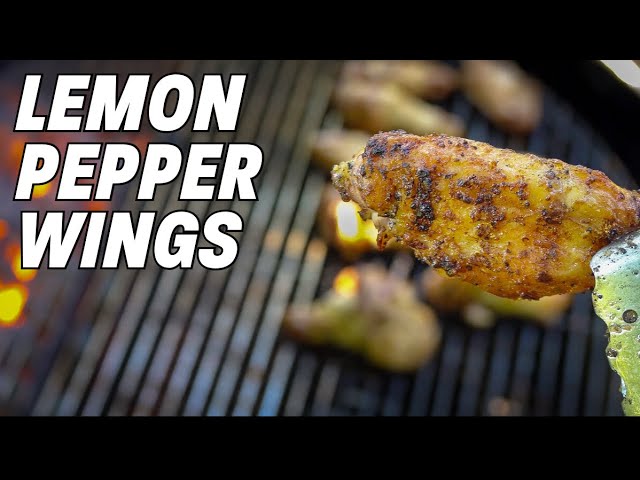 CRISPY Smoked Lemon Pepper Chicken Wings! | Ash Kickin' BBQ