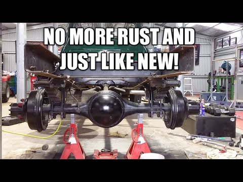 Vintage Truck Restoration - How to Restore Wheel Hubs Like New