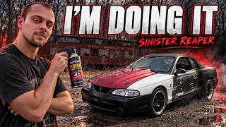 I Tested Spray Paint on My Mustang… Now I’m Doing the Whole Car