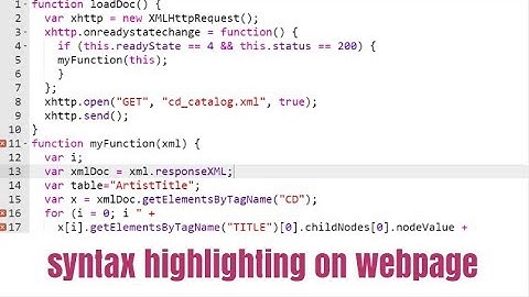 Highlight Code Syntax in HTML page + Syntax Highlighting Code Editor | Ace.js Tutorial