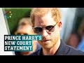 Prince Harry claims he ‘felt forced’ to leave UK in new court statement