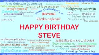 Steve   Languages Idiomas - Happy Birthday