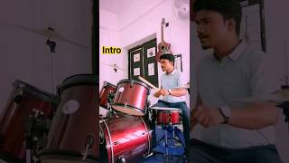 Intro part | Drum beat | learn this | Beginners Lesson | #shortsvideo #guitar #drums