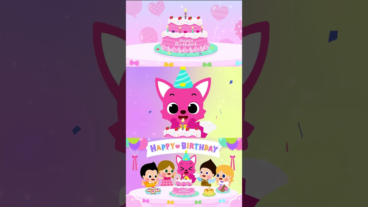 祝碰碰狐生日快樂！🦊  🎉 #pinkfong #shorts 縮圖