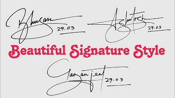 Simple Signature Style ✍ |How to create signature #signature #signaturestyle @AnupCalligraphy