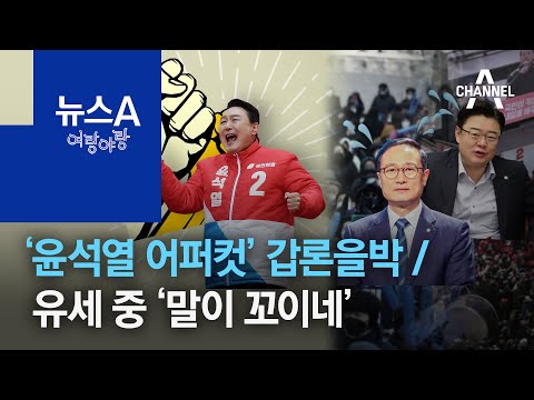[여랑야랑]‘윤석열 어퍼컷’ 갑론을박 / 유세 중 ‘말이 꼬이네’ / 광주 ‘쇼핑몰’에 들썩 | 뉴스A
