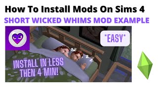 (EASY) UNDER 4 MINUTES | HOW TO INSTALL WICKED WHIMS SIMS 4 | 2023 screenshot 5