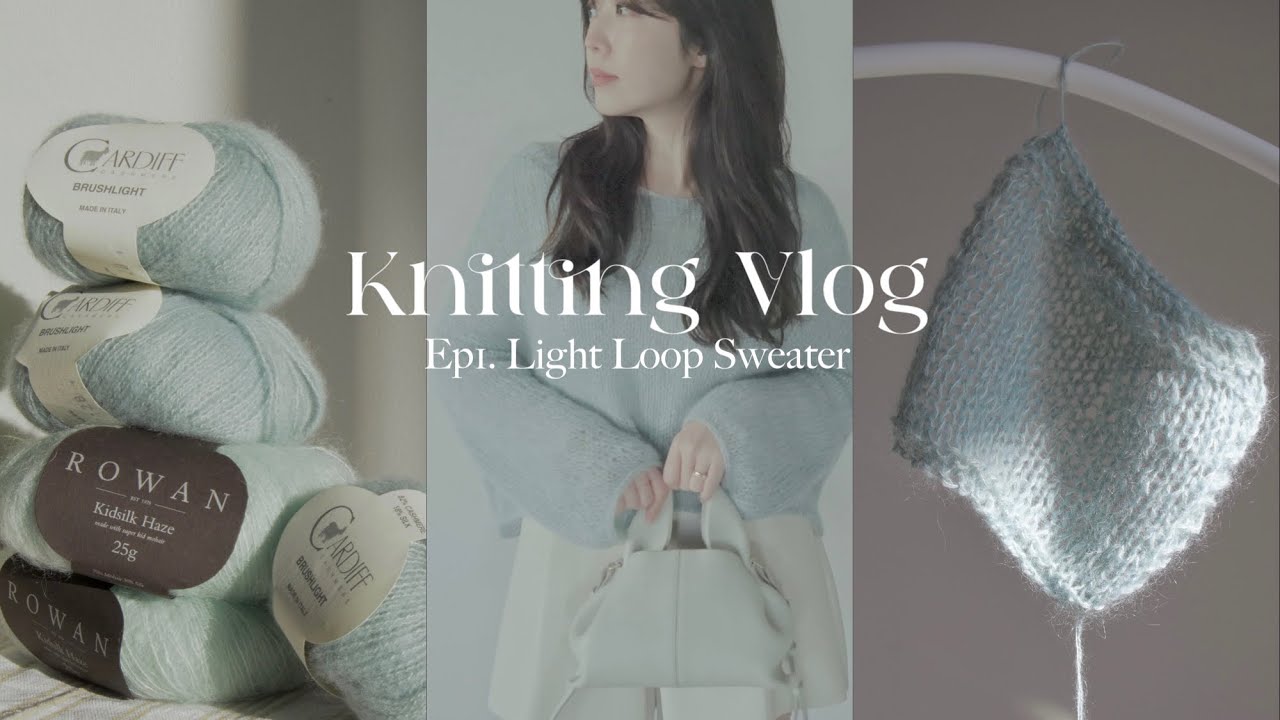 Knitting Vlog | Light Loop Sweater by Other Loops - YouTube