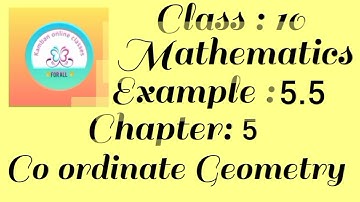 10th Std TN Mathematics Chapter : 5 Example - 5.5