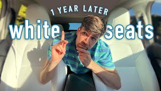 Tesla's White Seats After 1 Year