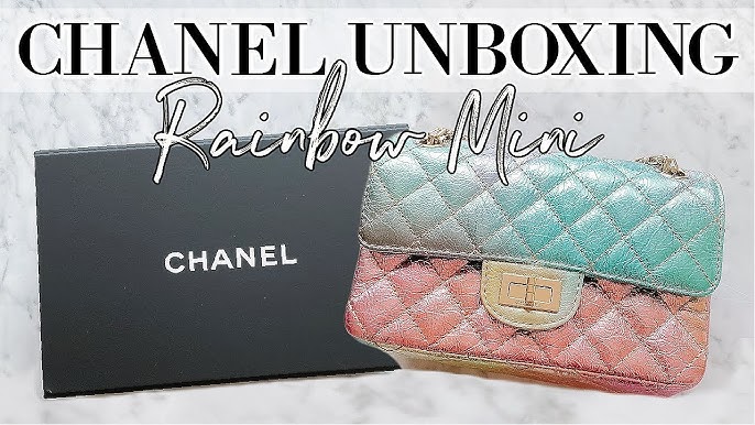 Unboxing Chanel Iridescent Mini Single Flap Bag Evil Twin 