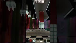 construcción del mega pizza plex Fnaf security breach en Minecraft