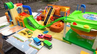 Tayo the Little Bus☆Revolving Parking Lot & Construction Site Set