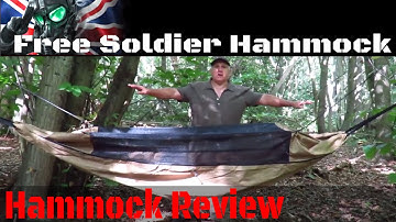 Free Soldier Camping Hammock Review - For Survival, Backpacking, Hiking, Prepping And Bug Out Bag