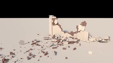 Wall Destruction Simulation - Houdini FX
