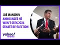 Joe Manchin announces he won&#39;t seek 2024 Senate re-election