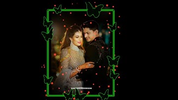 Butterfly Border Square Size Avee player Template WhatsApp Status Video Avee player template