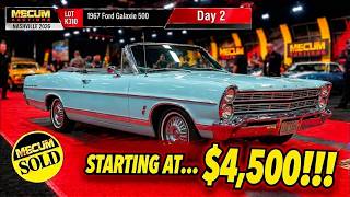 Mecum Nashville Day 2 -What I found Starting at $4,500!!!
