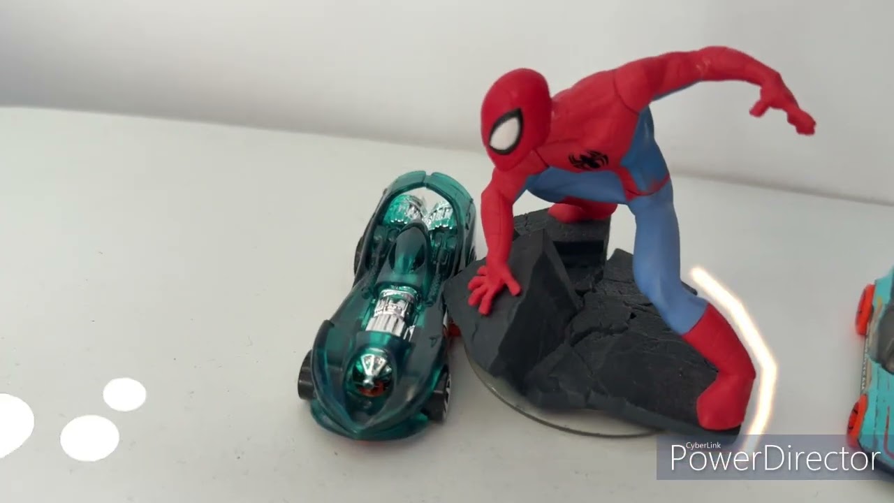 Autos Car Race Batman Spiderman Robot Dog Cartoon