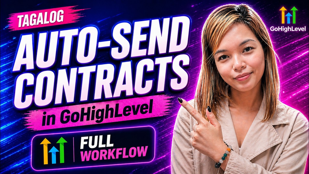 How to Automate Contracts in GoHighLevel Full Workflow Tutorial - YouTube
