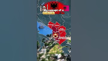 my concept of a Greater Albania | #mapping #map #dutch_geography07 #geography #fyp #viral #concept