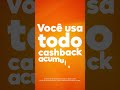 Você compra e o dinheiro volta! De 1 a 10 de março é 5% de cashback em TODA a loja 💥