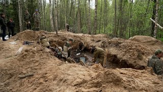 Безымянное массовое захоронение времен Великой Отечественной нашли подо Ржевом