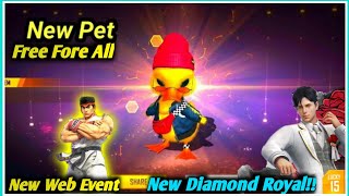 Free New Pet For Indian Server Full Details New Confirm Diamond Royal Dress Upcoming Web Event FF