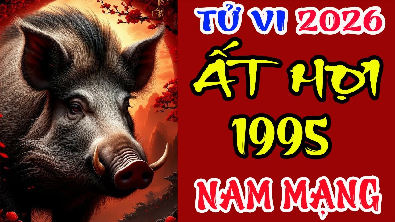 TỬ VI ẤT HỢI 1995 NAM MẠNG NĂM 2026 – CHI TIẾT TÀI LỘC, CÔNG DANH & VẬN HẠN