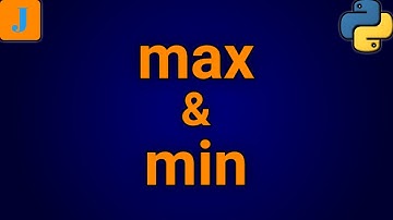Python max and min