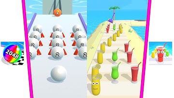 🌈 Ball Run 2048 Vs Juice Run 3D Max Level Gameplay Walkthrough 4K Nr 43