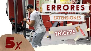 5 ERRORES || EXTENSIONES DE CODO EN POLEA (TRÍCEPS) by Salud Íntegra 279 views 1 year ago 3 minutes, 30 seconds