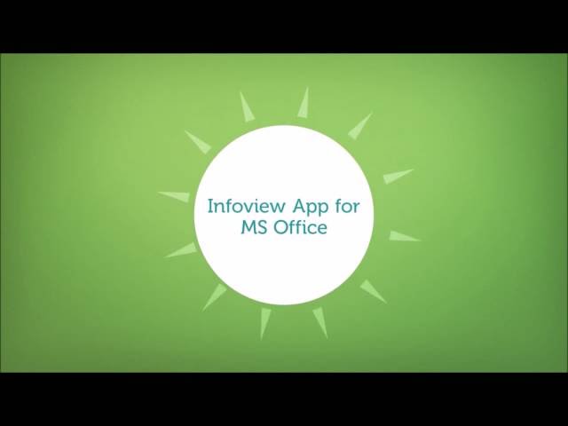 inSis Infoview App for MS Office Demo