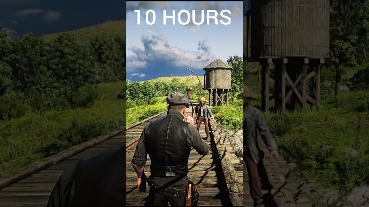 Killcam 10 hours vs 1000  hours of gameplay in RDR2