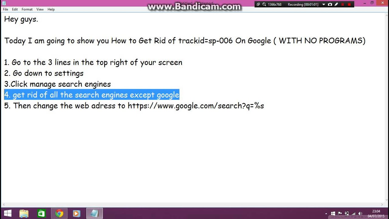 Google Chrome: How to Get Rid of trackid=sp-006 error (Still working ...