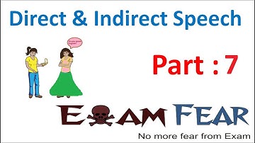 English Grammar Direct Indirect Speech (English) Part 7: Direct to indirect ( Exclamatory Sentences)