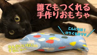 ハンドメイド 飼い主は不器用ですが 猫のためなら頑張ります 猫のための手作りおもちゃ ぎんだらとねこず Youtube