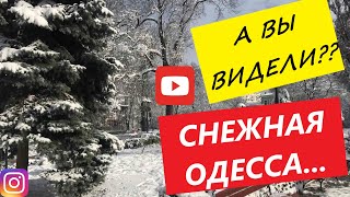 Снежная Одесса....а Вы видели???