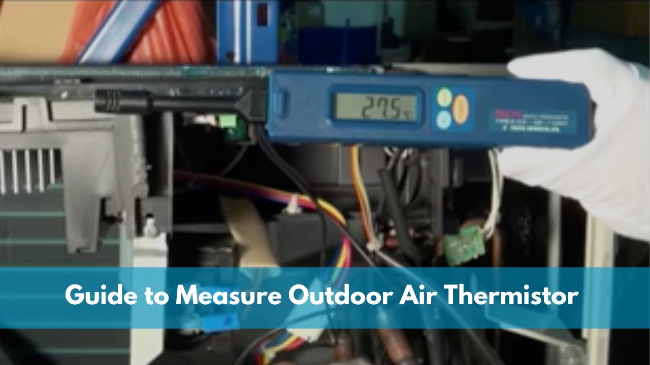 Guide to measure outdoor air thermistor ohm reading for SA and VRV