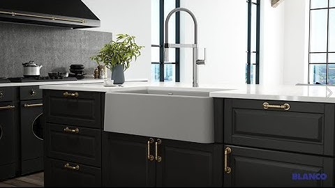 How to install a BLANCO IKON farmhouse kitchen sink