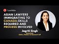 Asian lawyers immigrating to Canada: Skills required and process involved | Jagriti Singh & Ramanuj