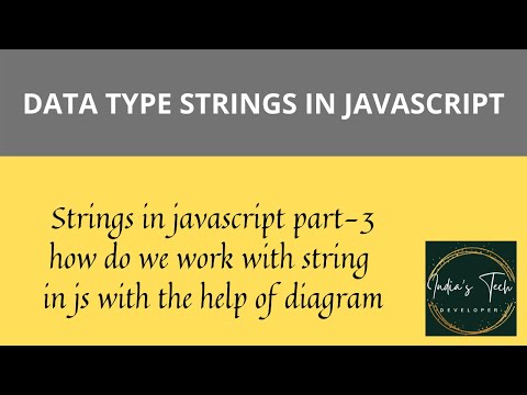 String in JavaScript Part-3. #javascript #indiastech #strings