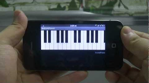 3.4 WiFi Navigation Google Android V2.2 Mobile Cell Phone P05-M89J (15) Pianno Game