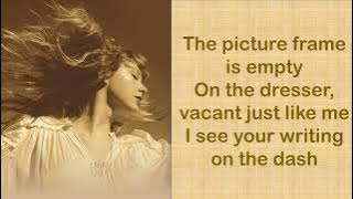 BYE BYE BABY - Taylor Swift (Taylor’s Version) (From The Vault) (Lyrics)