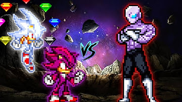 Shadow Ultra Ego OP (New) & Hyper Sonic V3 OP VS Jiren OP (all form) in Jump Force Mugen😱