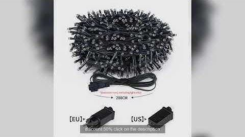 110V 220V LED Christmas Lights Fairy Garland String Light 10M- 100M EU / US Plug For Outdoor Garden