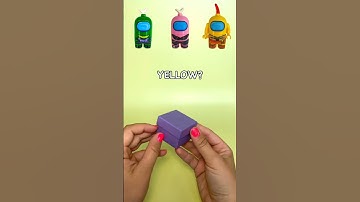 Which Among Us character is in the box? 🔥 #shorts Exercises for intuition with INTUITION GAMES
