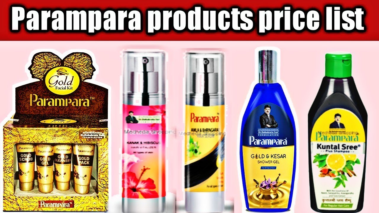 Parampara product price list/Parampara hair product price list/Parampara  products - YouTube